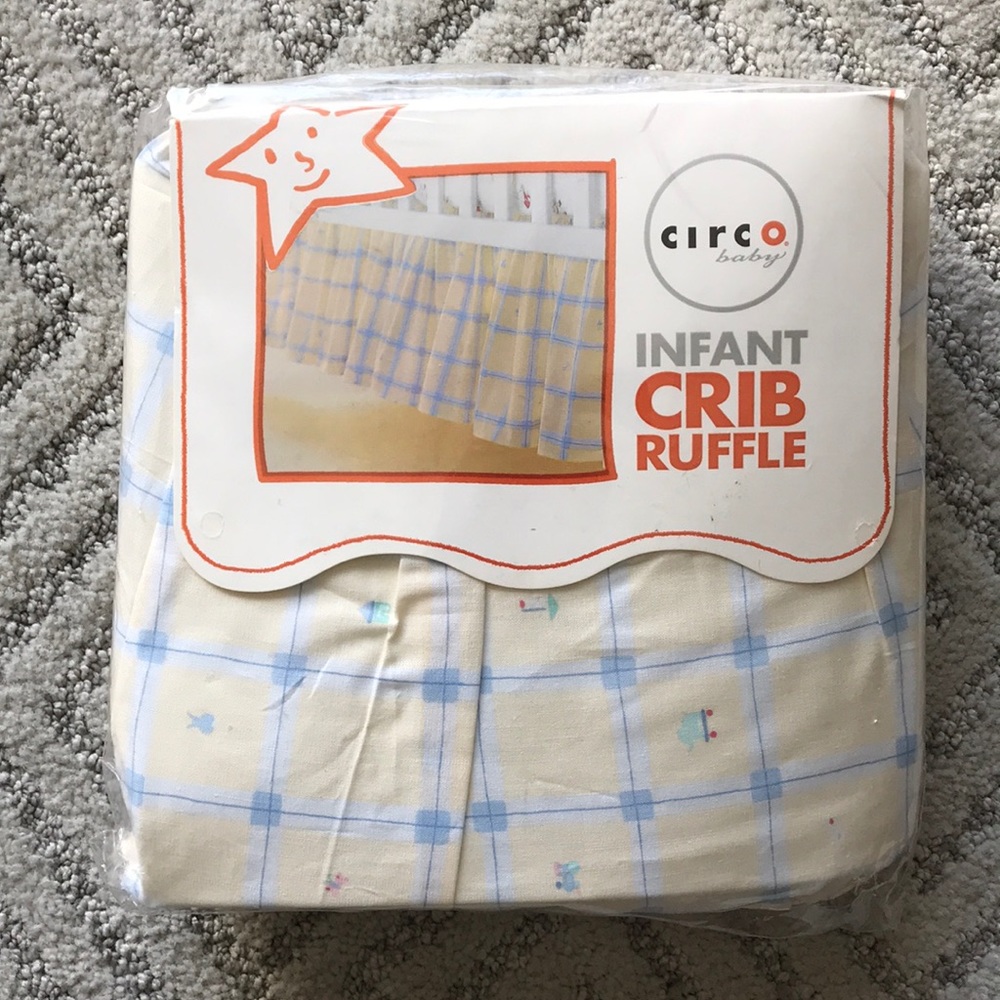 Infant crib Ruffle 100% Cotton- BNIB